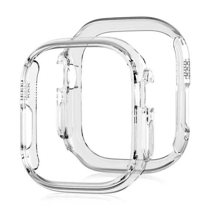Pour Apple Watch Ultra 49 45mm 41mm 38mm 42 40mm 44 46mm couverture rigide PC pare-chocs cadre pour 