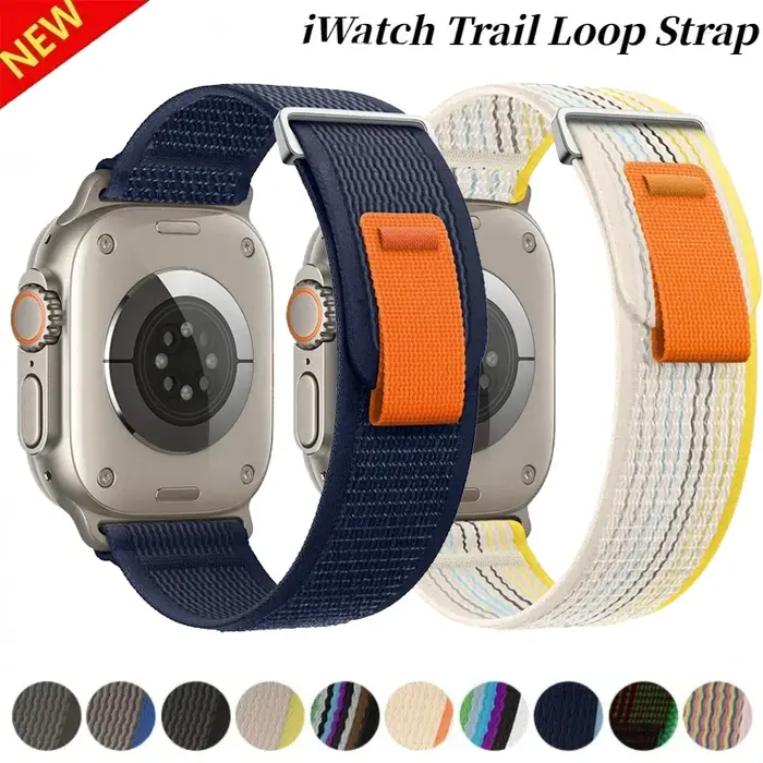 Bracelet Trail Loop pour Apple Watch Ultra 3/2 49mm 46mm 45mm 44mm 42mm