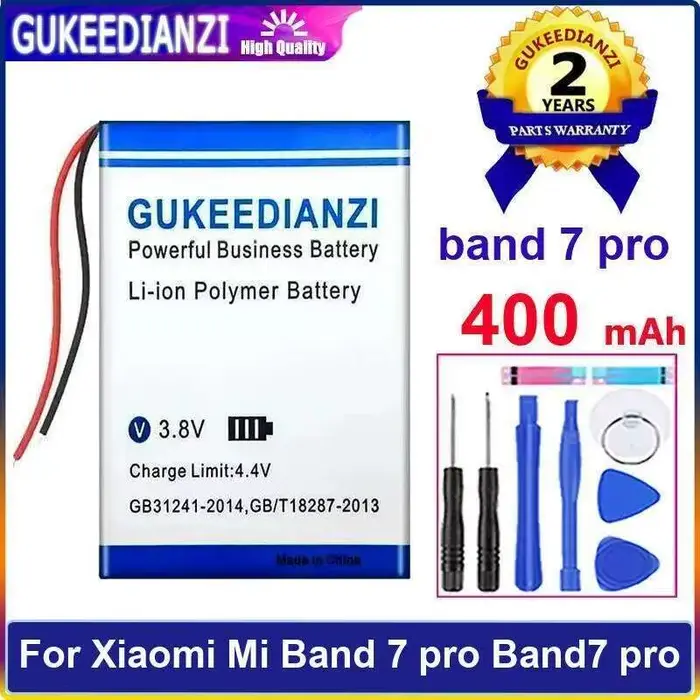 Batterie de montre 400Mah pour Xiaomi MI Band 7 Pro Band7, remplacement fiable, longue durée