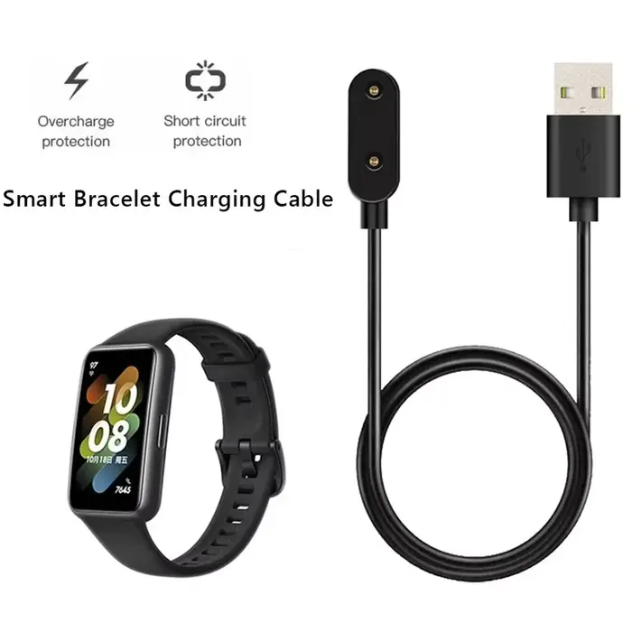 Chargeur USB magnétique de 1M pour montre Huawei Fit/Fit2/Band9/8/7/6pro/Honor Watch ES/montre pour enfants