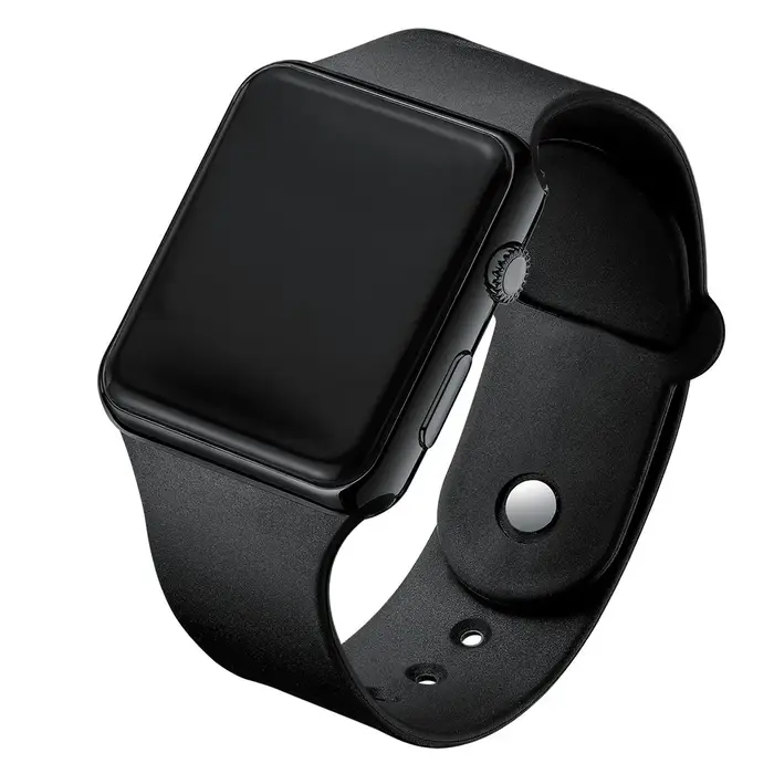 Montre de sport de mode pour femmes et hommes montre numérique LED électronique mode décontracté Sim