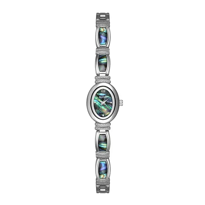 BS Bee Sister Vintage montres pour femme lumière luxe naturel Premium noir or ormeau coquille Bracelet Quartz montre pour femme nouveau