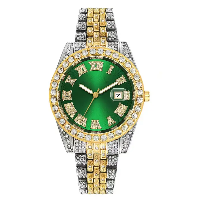 Nouvelle Montre de Luxe Diamantée pour Hommes et Femmes