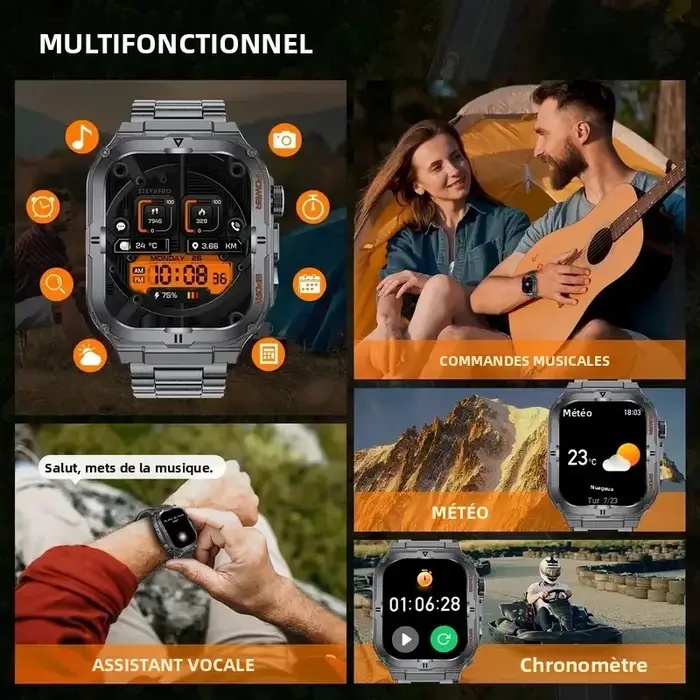 Nouvelle montre connectée pour homme 2026