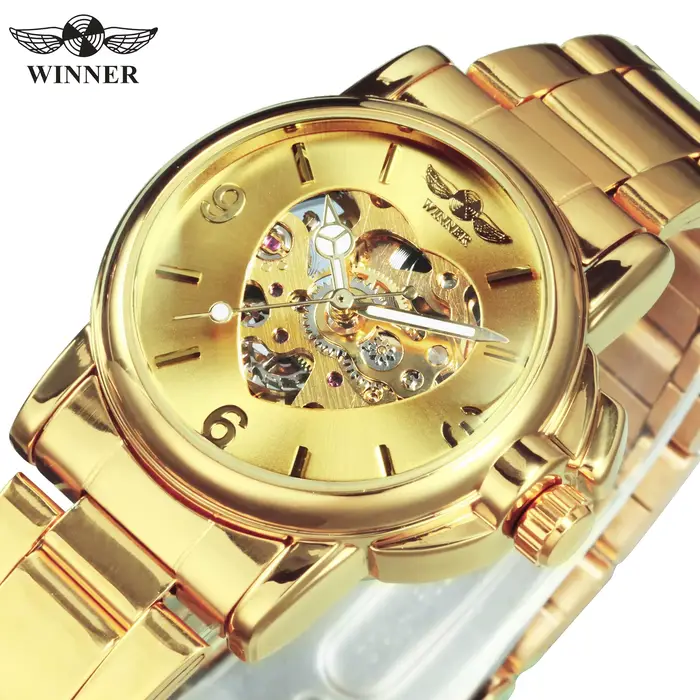 WINNER – montre squelette pour femmes