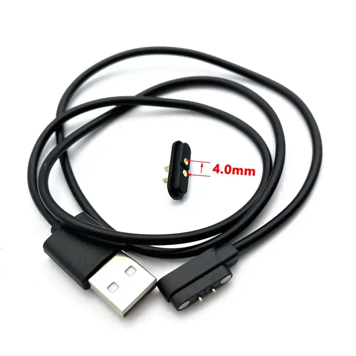 1 Ensemble de câbles de charge USB magnétiques pour montre connectée