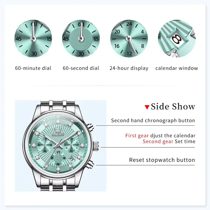 Montre-bracelet chronographe OLEVS 3669