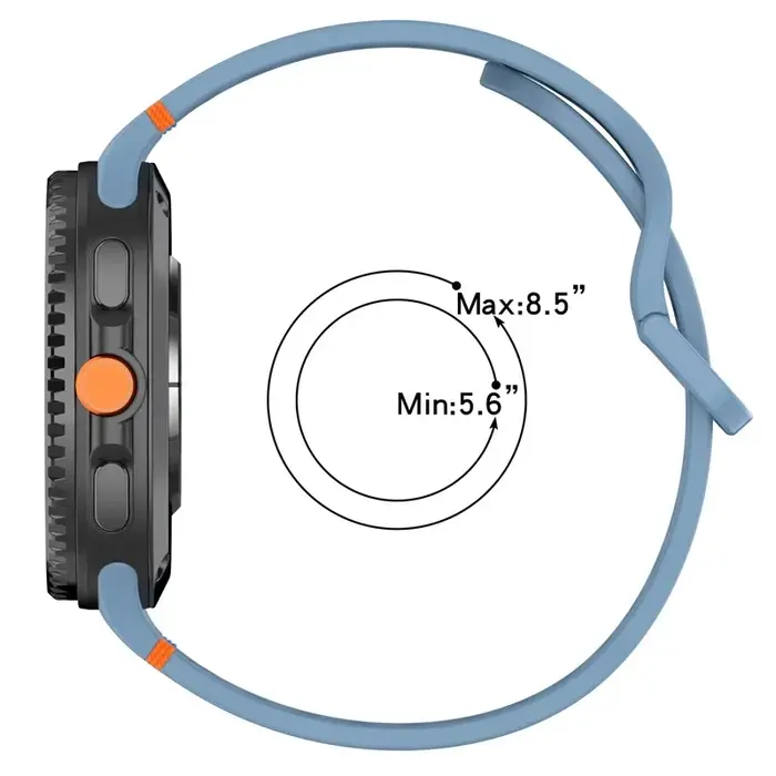 Bracelet en Silicone d'origine pour Samsung Galaxy Watch 8