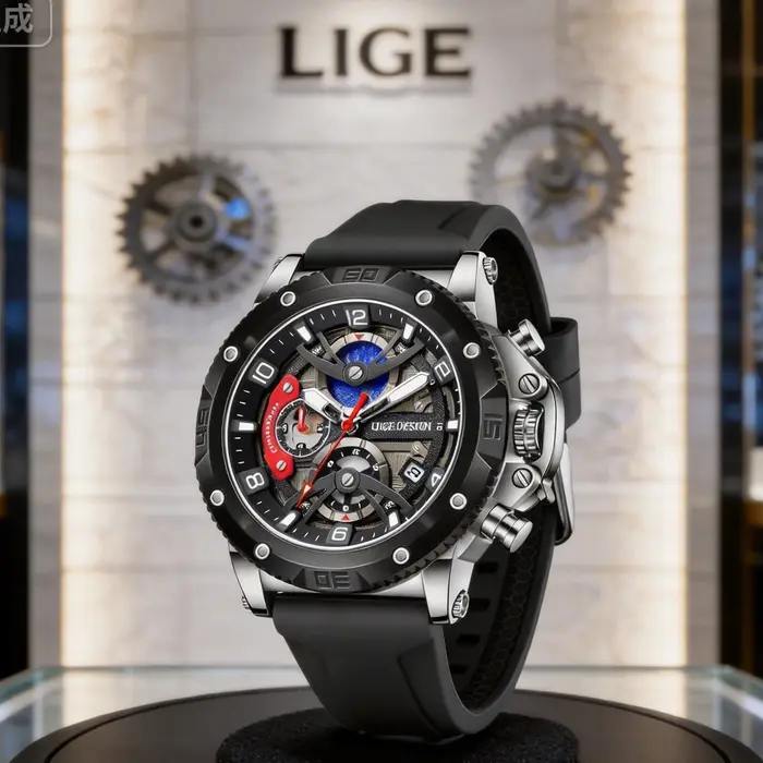 Montre de sport LIGE pour homme