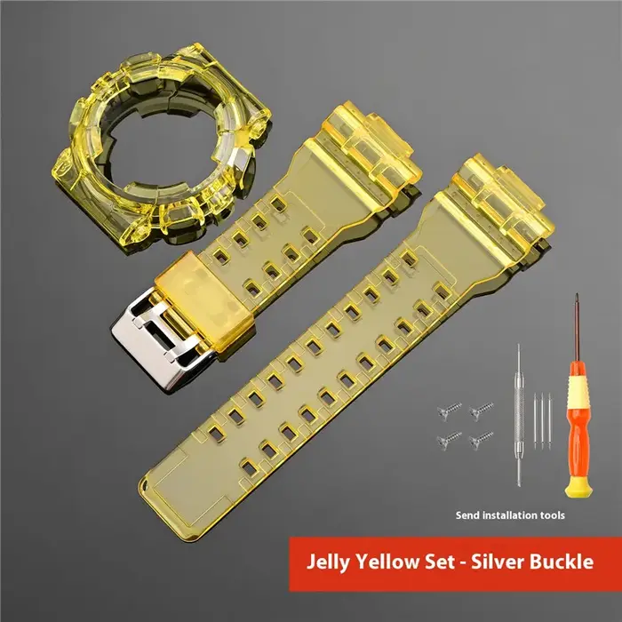 Étui à Bracelet Transparent coloré pour G-SHOCK GA-100/110/120/140 GD-100/110/120 GAX-100 GLS-100