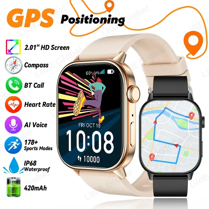 Montre connectée GPS LIGE pour femmes