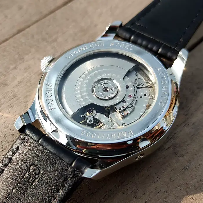 Montre mécanique automatique Parnis Business pour homme