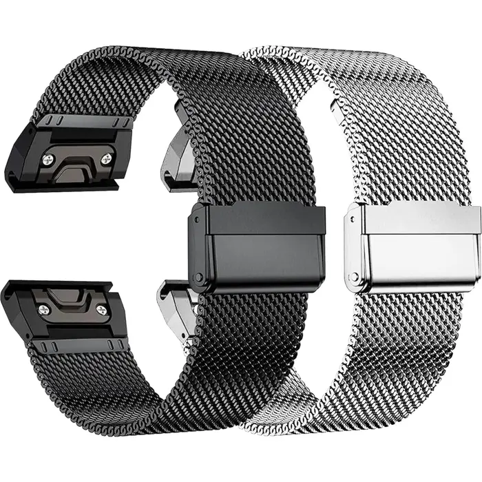 Bracelet de montre en maille milanaise en acier inoxydable