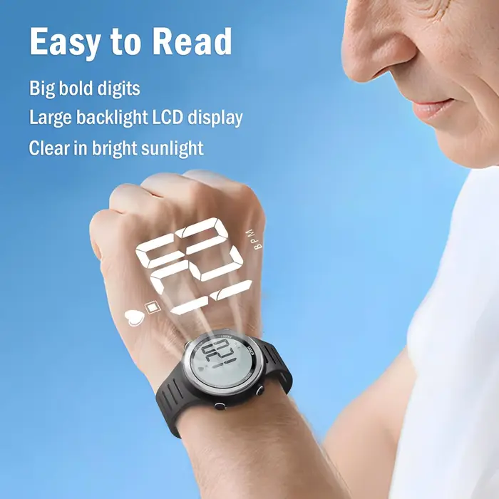 50M étanche moniteur de fréquence cardiaque Sport Fitness montre hommes femmes en plein air cyclisme