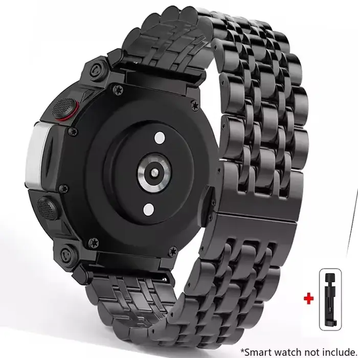 Bracelet en métal pour Amazfit T-REX 3 Pro Correa Business Bracelet en acier inoxydable pour Bracele