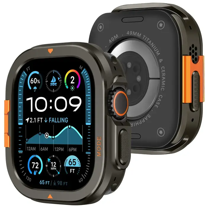 Boîtier métallique Anti-chute pour Apple Watch Ultra 3/2/1 49mm