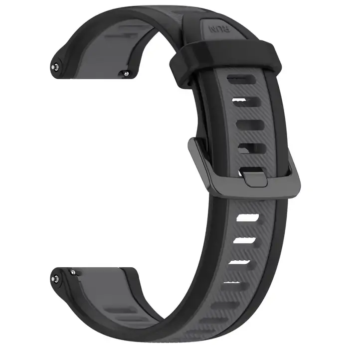 Bracelet de sport en silicone bicolore pour Garmin Forerunner 55 158 245 645 165 570 970 255 255s 26