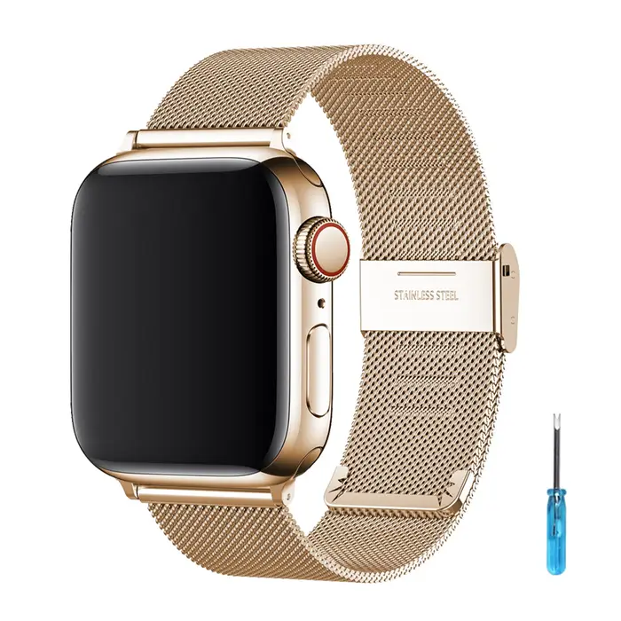 Bracelet milanais pour Apple Watch Ultra 3 2 49mm 44mm 42 46 44 40 41 45 38mm
