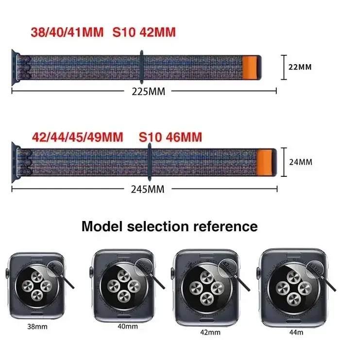 Bracelet à rayures pour bracelets de montre Apple série 49mm 11-10-9-8-7-6-5-4-SE-Ultra 2-3 42mm 46mm 45mm 40 44mm 41mm iWatch Sport Nyon Loop