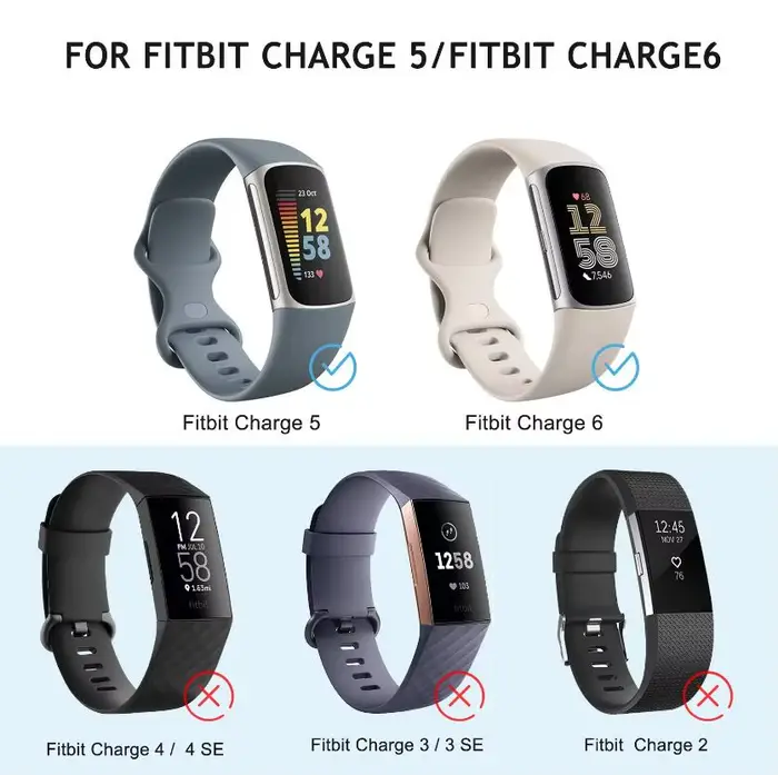 Bracelet de montre intelligente pour Fitbit Charge 5 6