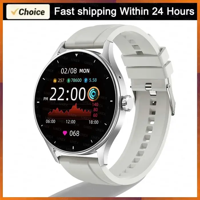 Nouvelle montre connectée Plus pour femmes et hommes, cadeau pour femmes, montre de sport et de fitn