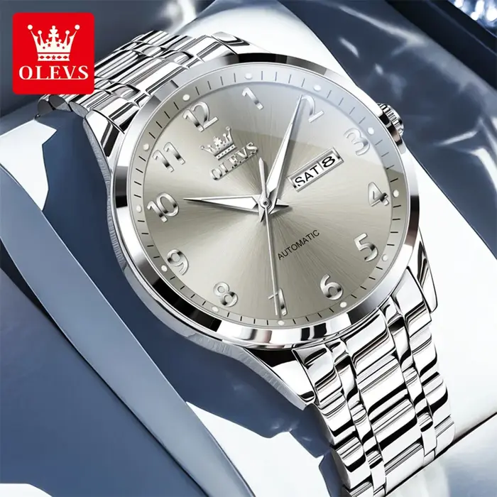 OELVS 7078 montre homme chiffres arabes Original automatique montres mécaniques