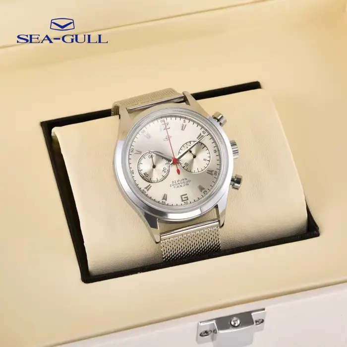Montre Seagull Air Force Pilot's Column-wheel Chronograph Casual Entertainment Quartz Watch 1963