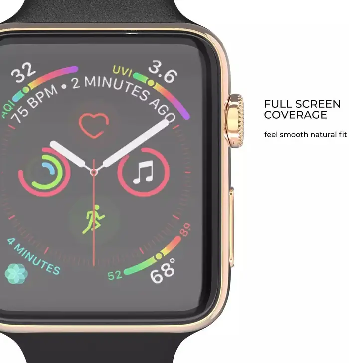 Protecteur d'écran pour Apple Watch 7 6 SE 5 9 8 4 3 2 40MM 41MM 42MM 44MM 45MM 38MM