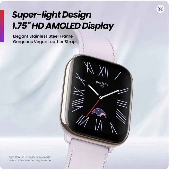 Montre connectée Amazfit Active 42 mm - Design ultra-léger