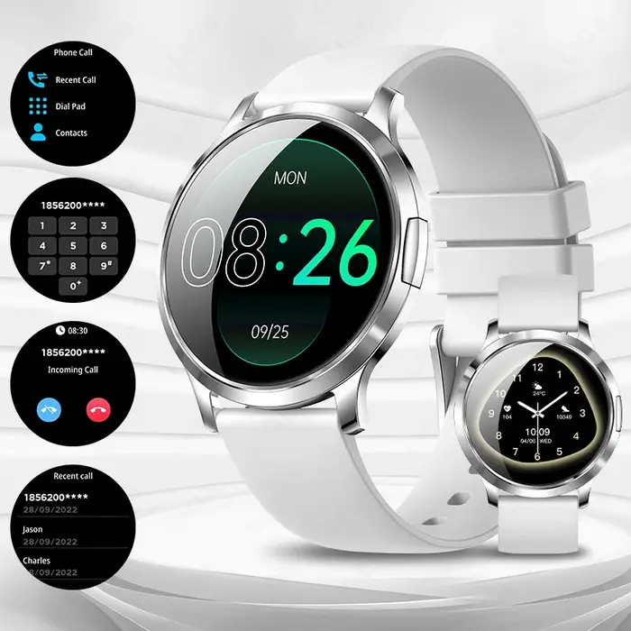 LIGE 2025 nouvelle montre intelligente pour femmes AMOLED HD écran montres IP68 étanche moniteur de