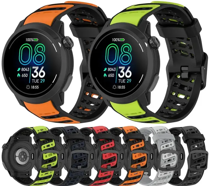 Bracelet de montre en Silicone de mode pour COROS PACE Pro