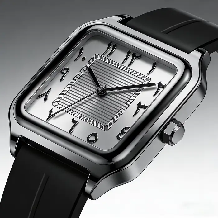 Montre à Quartz avec chiffres arabes du moyen-orient