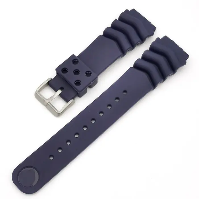 Bracelet de montre en résine de plongée pour Seiko
