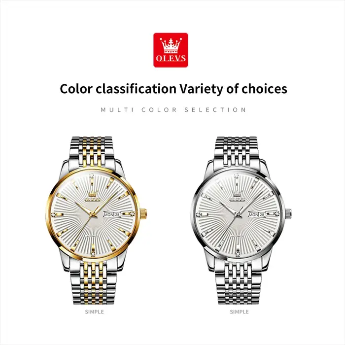 OLEVS 6653 Original hommes mouvement mécanique montre-bracelet de luxe artisan capable montres