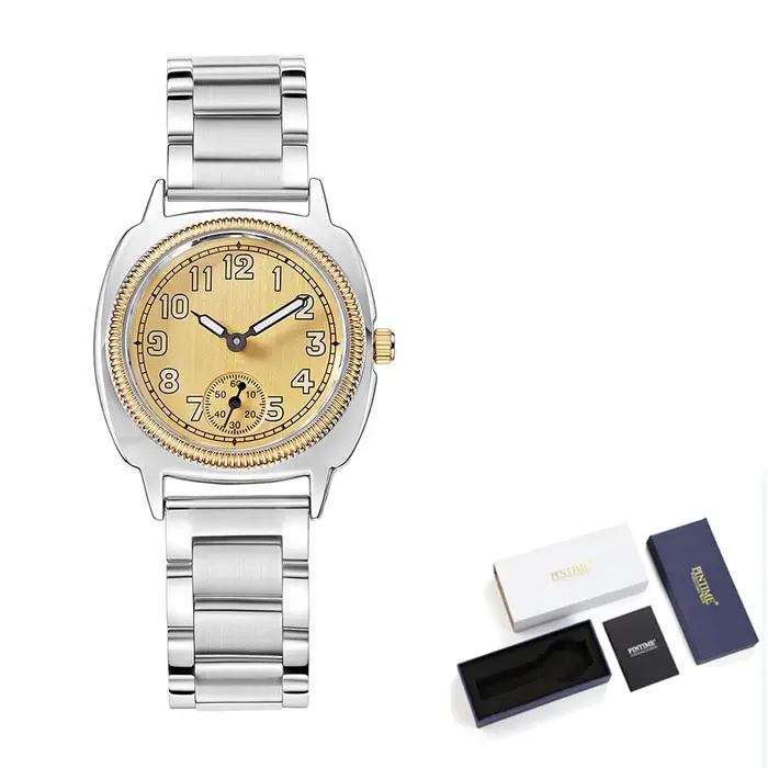 Montre à quartz Y2K en acier