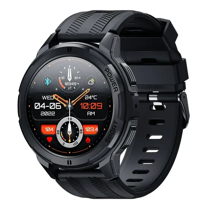 Oukitel Smartwatch BT10 montre 1.43 ''AMOLED affichage 410mAh Bluetooth 100 + modes sportifs appels téléphoniques suivi de la santé et du fitness