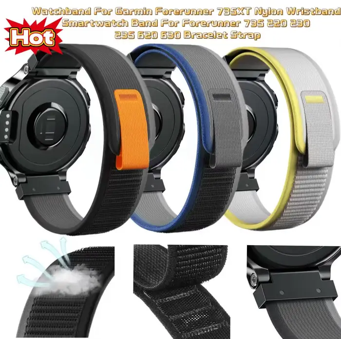 Bracelet de montre pour Garmin Forerunner 735XT