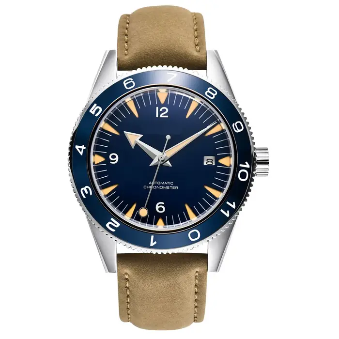 41mm LOGO personnalisé NH35 homme montre hommes montre-bracelet automatique bracelet en acier
