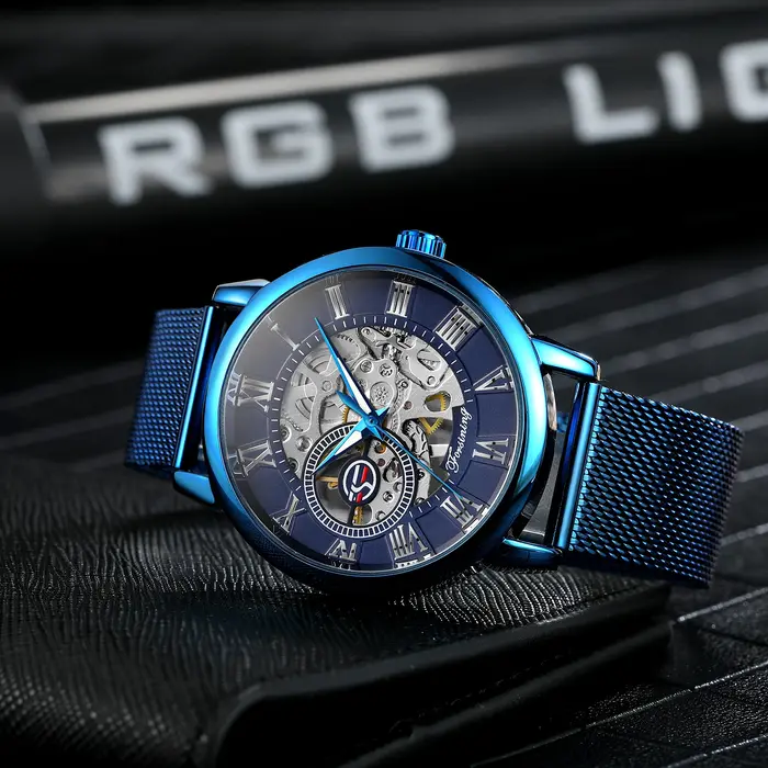 Forsining – montre squelette mécanique étanche 3ATM pour hommes