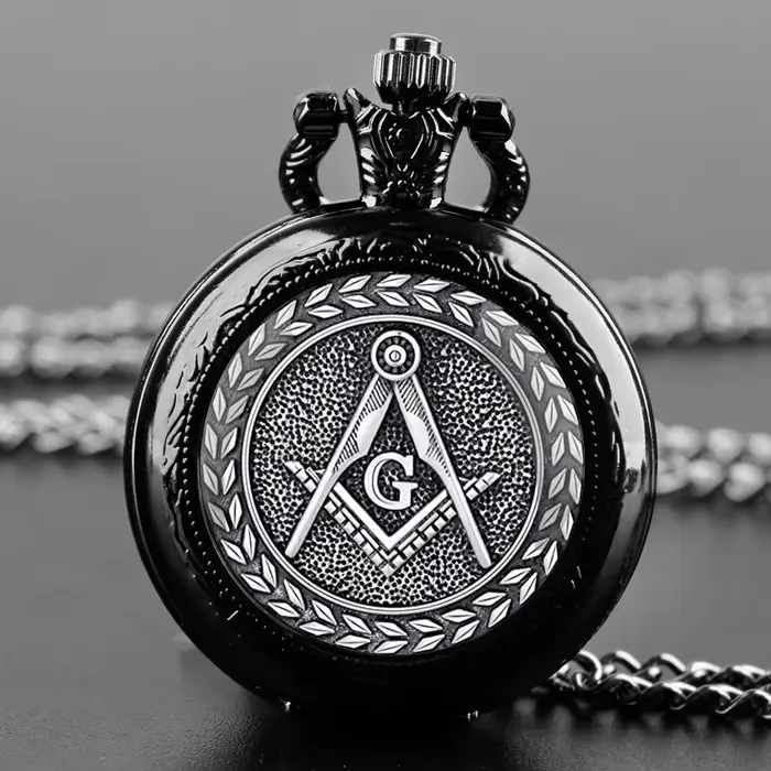 Montre de poche en forme de dôme en verre