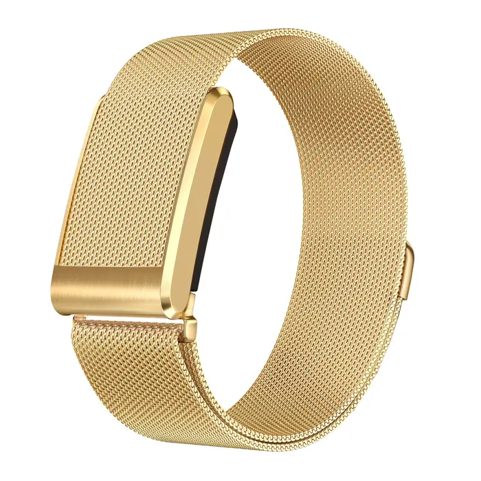 Bracelet de montre magnétique en métal milanais pour Whoop 5.0 (versions standard et ECG)