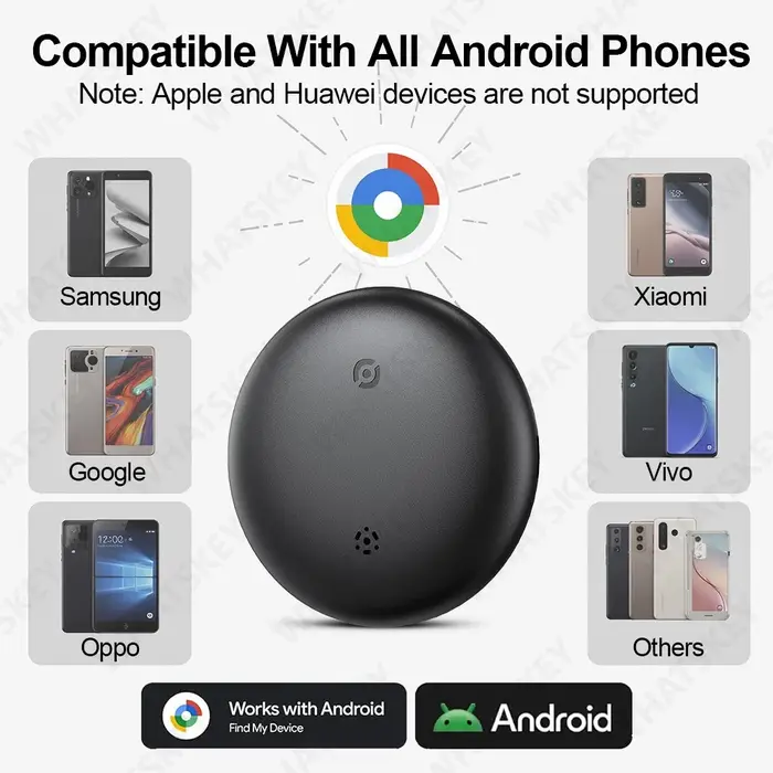 Traceur longue portée pour appareils Samsung via l'application Android Google Find Hub