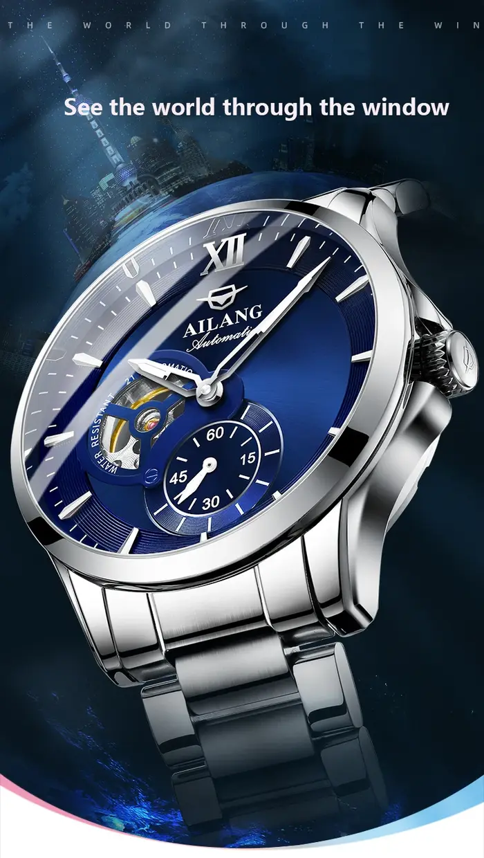 Montre mécanique automatique pour homme