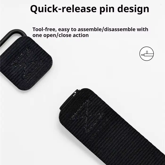 Bracelet de montre en nylon à boucle auto-agrippante 16mm 18mm 20mm 22mm à libération rapide pour hommes, sport et plein air, bracelet de remplacement pour Casio et Seiko