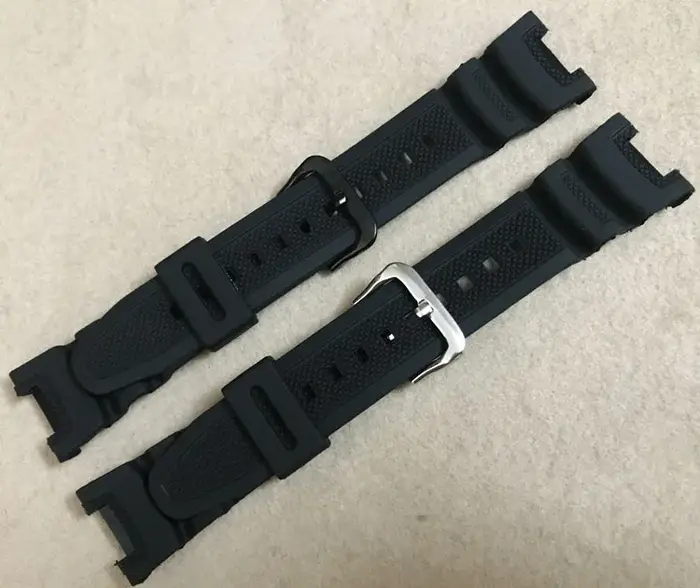 Bracelet de montre en résine pour Casio SGW100