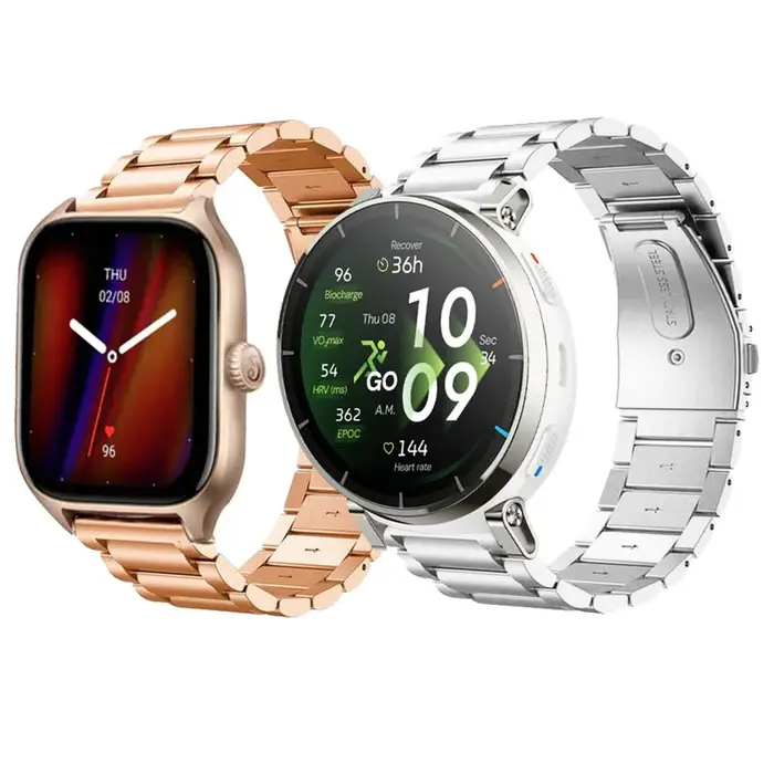 Bracelet en métal pour Amazfit Active 3 Premium/GTS 2 4 Mini