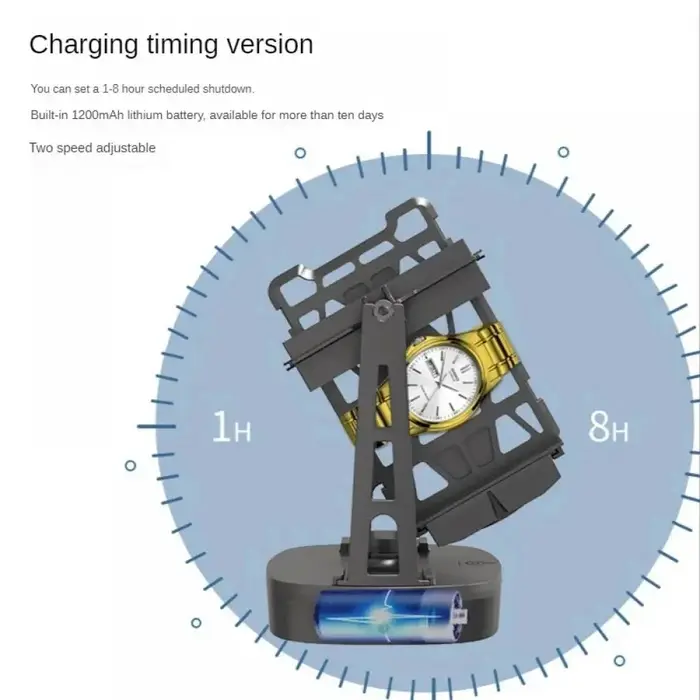 Remontoir automatique pour montres, dispositif de remontage automatique, rotation mécanique, petit secoueur de montre, dispositif de remontage d'horloge