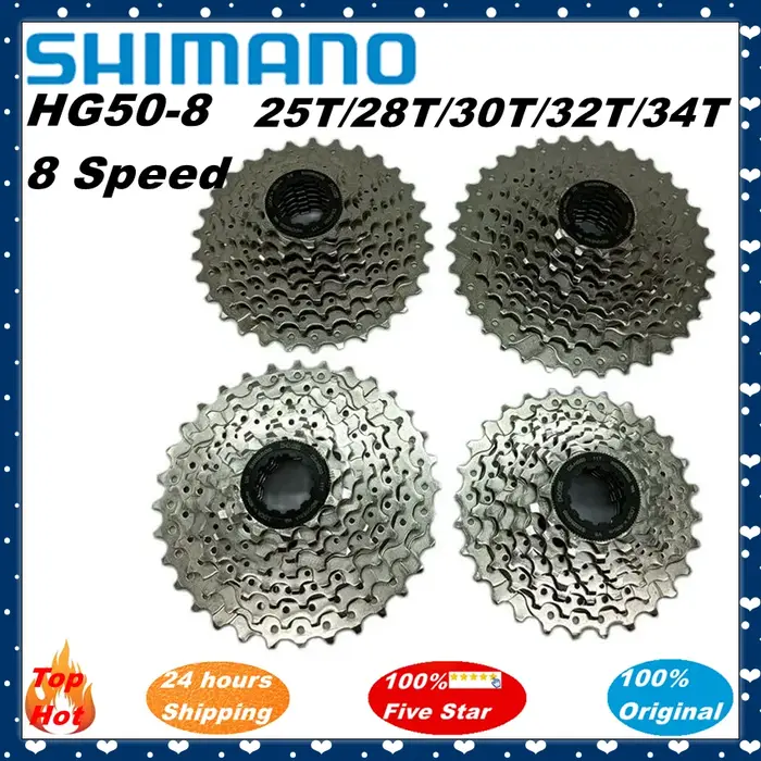 WinterMANO CLARIS-Pignon de Cassette 8 Vitesses CS-HG50-8 1-28T, 11-30T, 11-32T, 12-25T 11-34T-HYPER