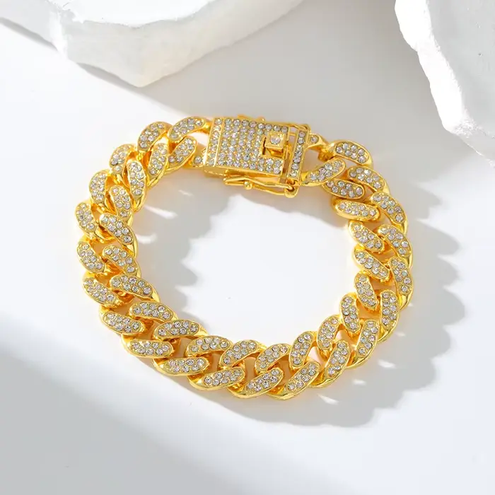 Bracelet de poignet étanche en acier inoxydable pour hommes et femmes