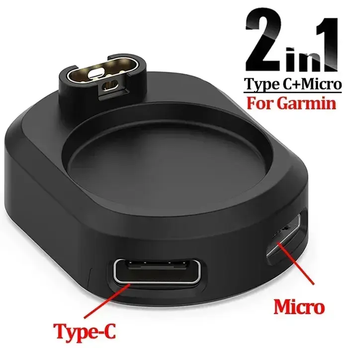 Pour Garmin montre Fenix 8 7 S 6 5 7X 6X Forerunner 955 935 255 prise de chargeur